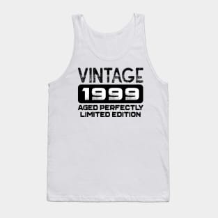 Birthday Gift Vintage 1999 Aged Perfectly Tank Top